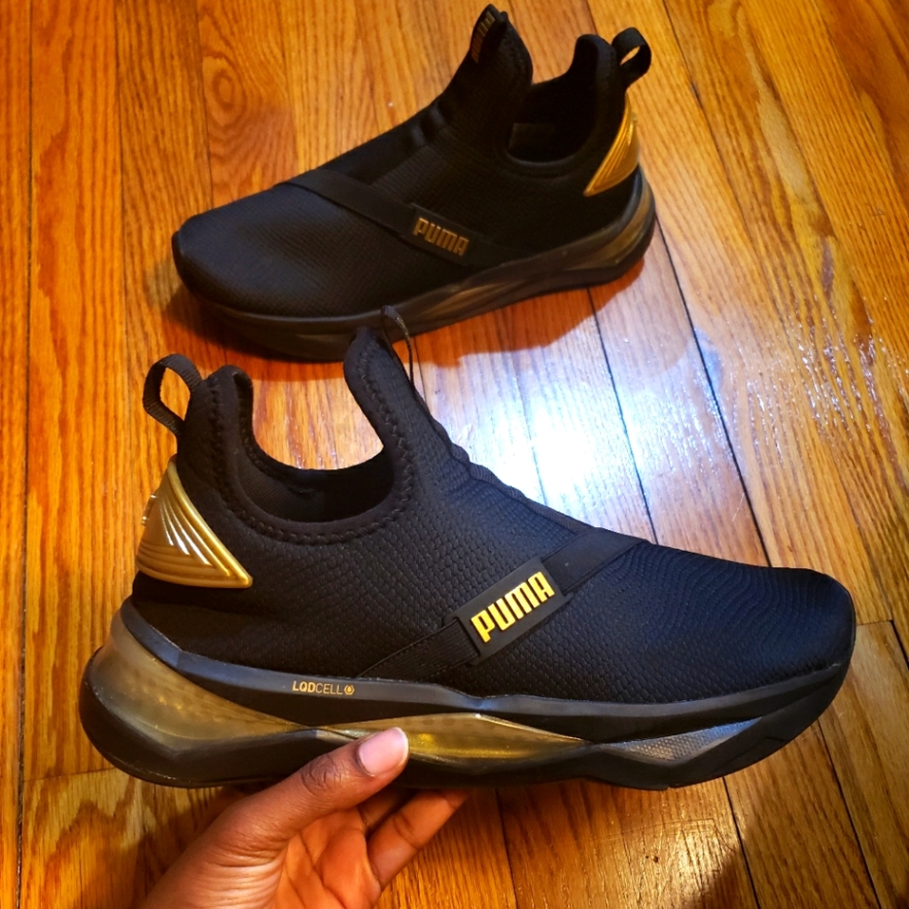 Puma Black & Gold LQDCell Shatter Mid